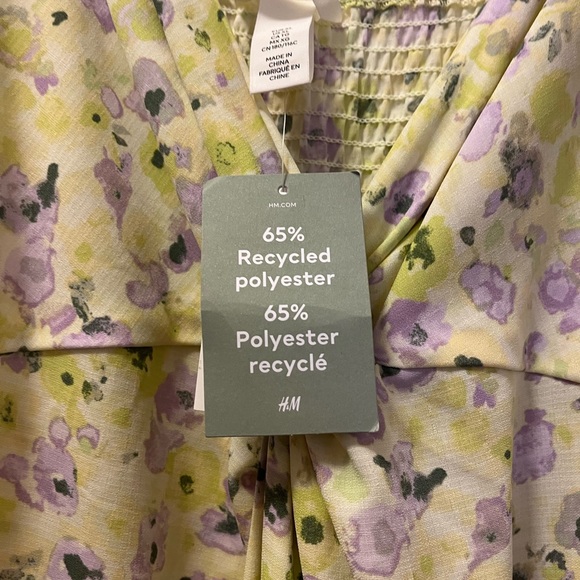 NWT Size XL H&M Floral twist front Cami dress - Picture 12 of 14